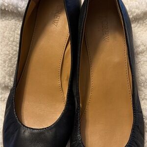 J. Crew Women's Black Leather Loafers